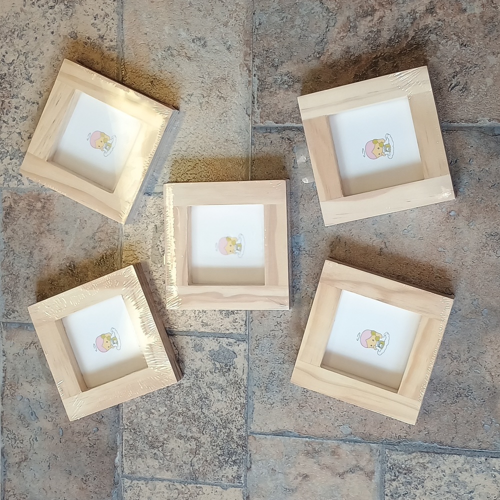 Darice unfinished shadowbox frames set of 5